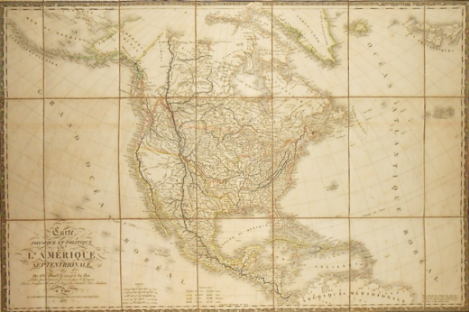 Brué. Atlas 1827.