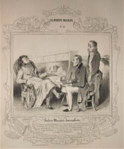 Daumier. Les Cent et un Robert-Macaire. "Le journaliste".