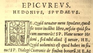 Erasme. Epicureus. Wechel. 1533.