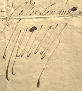 Henri III. alors roi de Pologne. Signature autographe