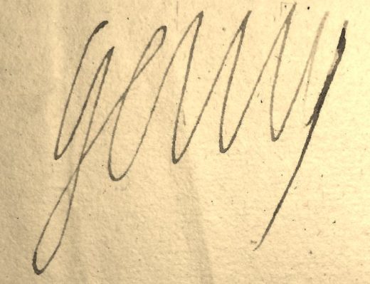 Henri IV. Signature autographe
