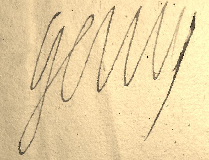 Henri IV. Signature autographe