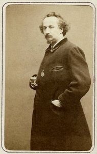E. Carjat, Autoportrait photographique, vers 1865.