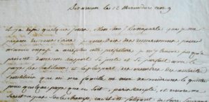 Jean de Bry. Lettre autographe signée. Besançon. 1801.