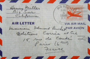 Miller à Buchet. Correspondance inédite.