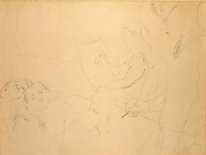 Pascin. Dessin original. 1930