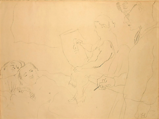 Pascin. Original drawing. 1930