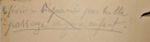 Pasteur note autographe recherche sur la rage