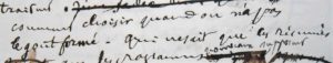 Pasteur discours autographe
